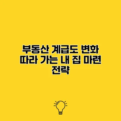 부동산 계급도 변화 따라 가는 내 집 마련 전략