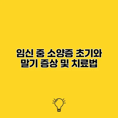 임신 중 소양증 초기와 말기 증상 및 치료법