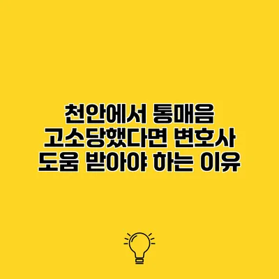 천안에서 통매음 고소당했다면 변호사 도움 받아야 하는 이유