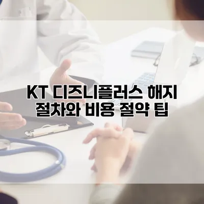 KT 디즈니플러스 해지 절차와 비용 절약 팁