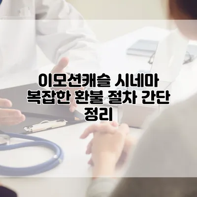 이모션캐슬 시네마 복잡한 환불 절차 간단 정리